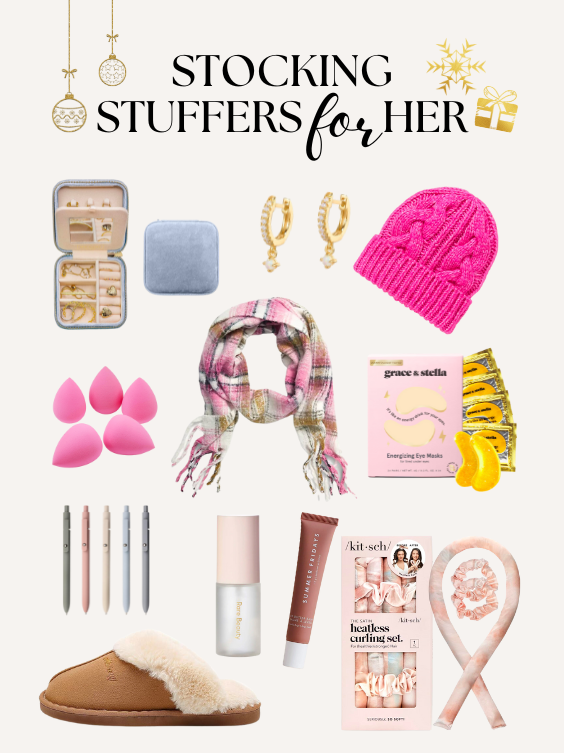 Stocking Stuffer Ideas for Her (that she’ll actually use and love!)